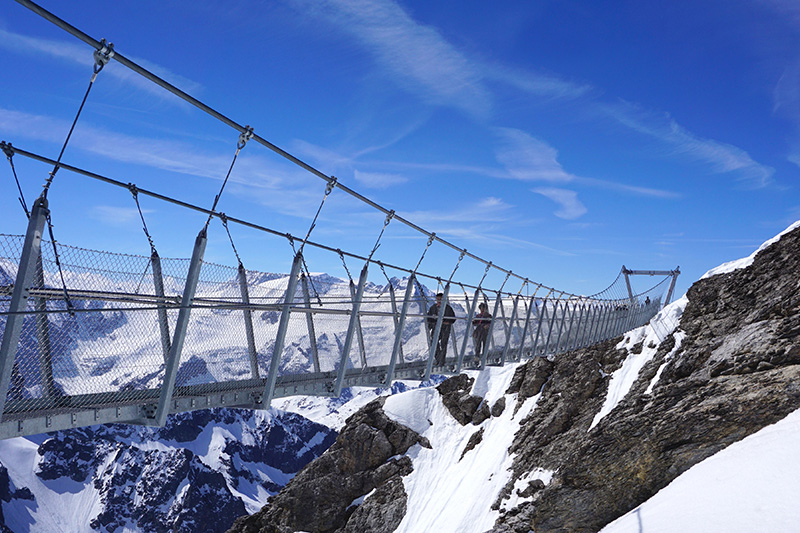 Ponte sospeso Titlis in Svizzera