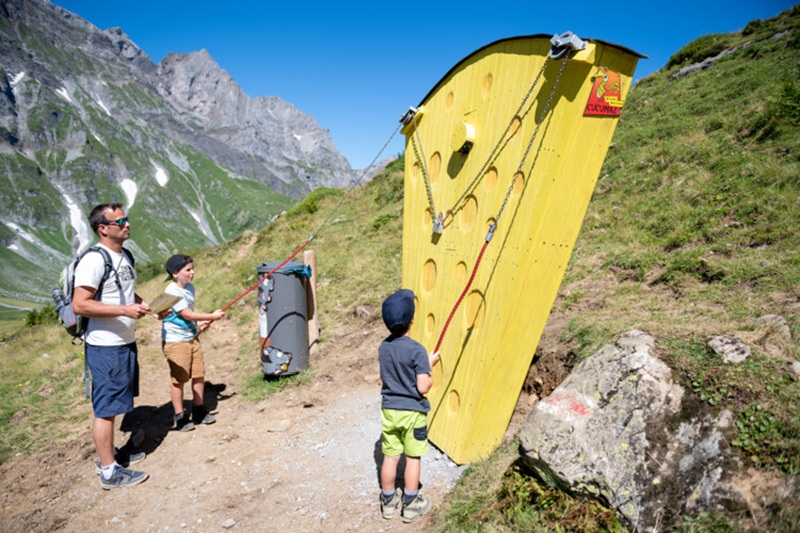 Titlis, sentiero a tema per bambini SbrinzWeg