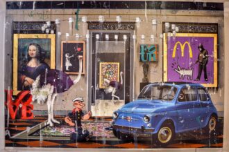 Banksy e street artist Alberobello - immagine di Angelo Accardi
