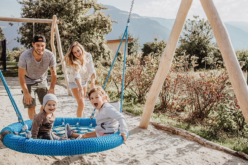Das Mühlwald Quality Time Family Resort, famiglia felice