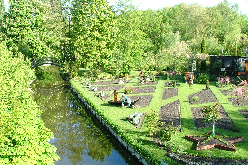 Dettaglio Hortillonnages di Amiens, foto credit Amiens Métropole - © OT