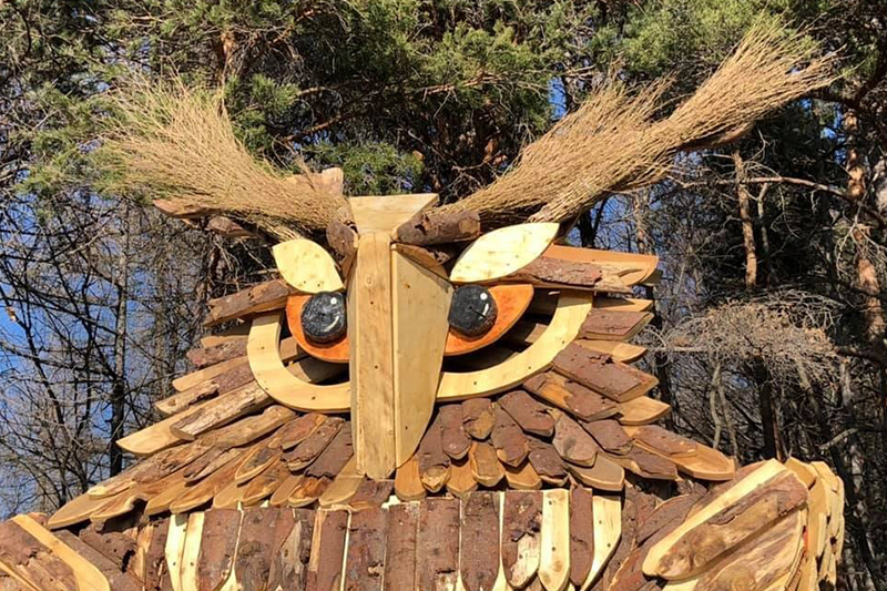 Rocco, il Gufo Gigante a Il Bosco di Quercus, Bienno