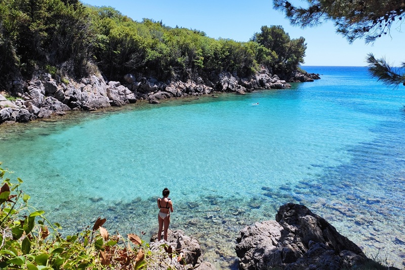 La spiaggia di Redagara a Krk, aperta anche ai cani