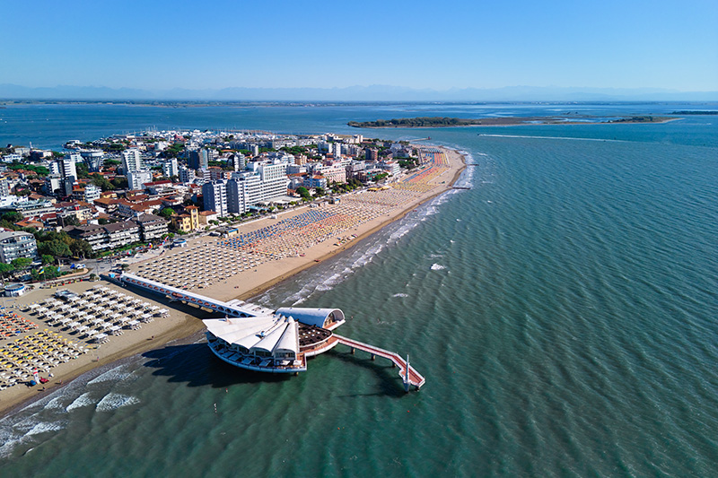 Litorale di Lignano Sabbiadoro.