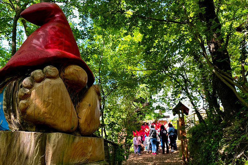 Gnomo gigante il legno, Giocabosco, Brescia