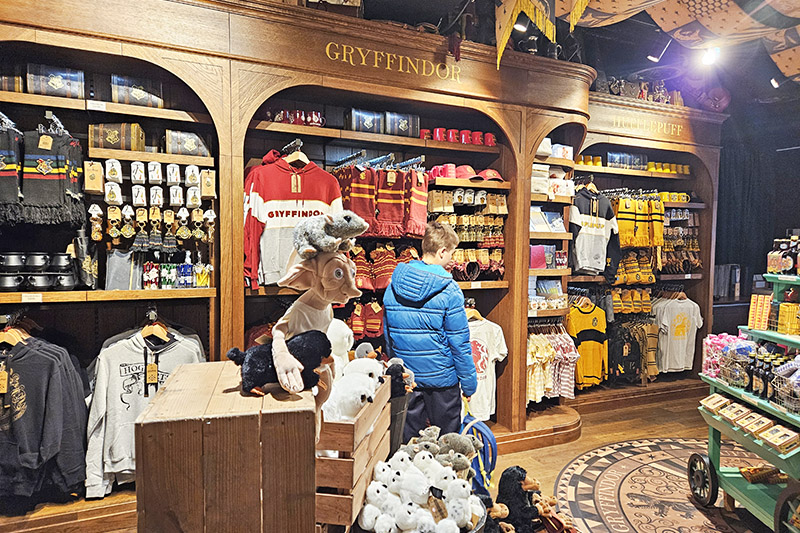 Percorso a tema Harry Potter a Londra, shop a King's Cross