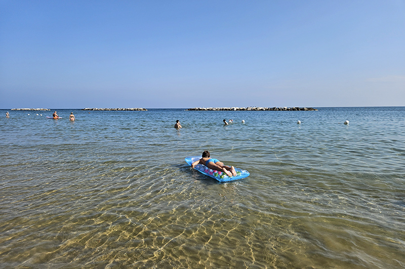 Family Hotel Nautilus Pesaro, mare