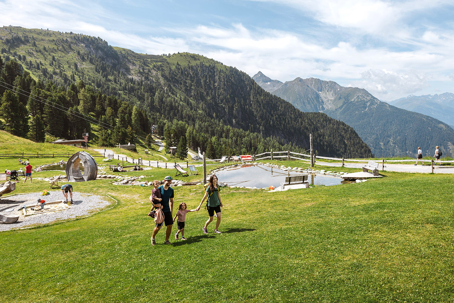 Parco giochi in quota in Tirolo, Valle Pitzal