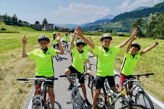English sport camp, escursione in bicicletta
