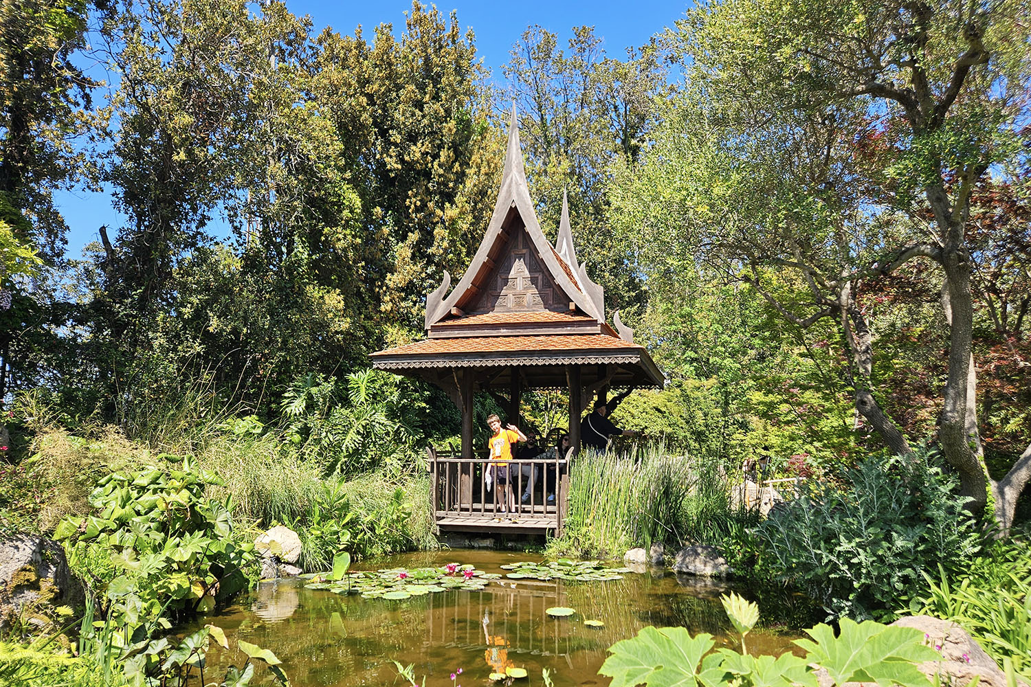 I Giardini La Mortella di Ischia con i bambini, Zona Thai
