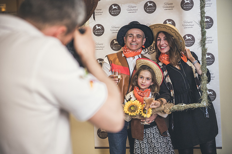 Foto famiglia in occasione degli eventi a tema