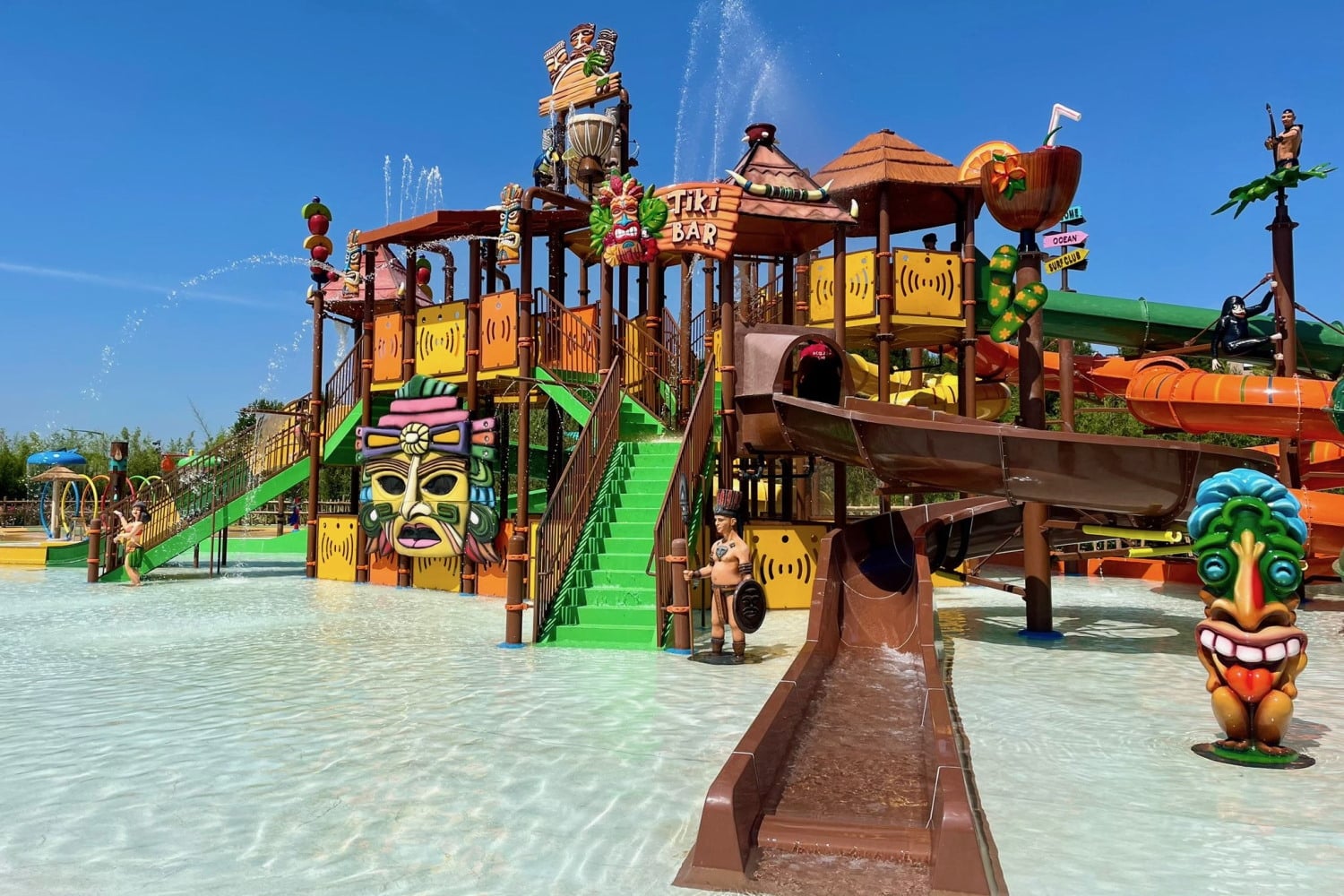 L'area Tiki Bay al parco acquatico Acquaworld