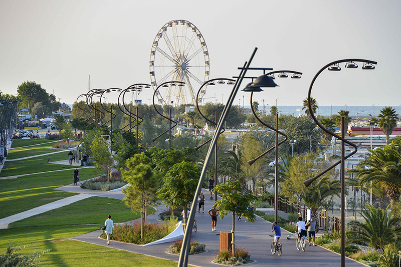Il Parco del Mare a Rimini,