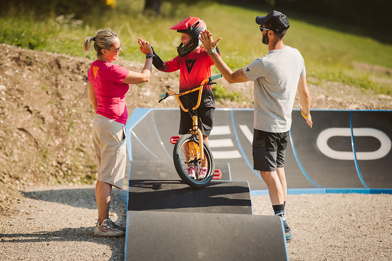 Bike Park a folgaria, estate in Alpe Cimbra con i bambini