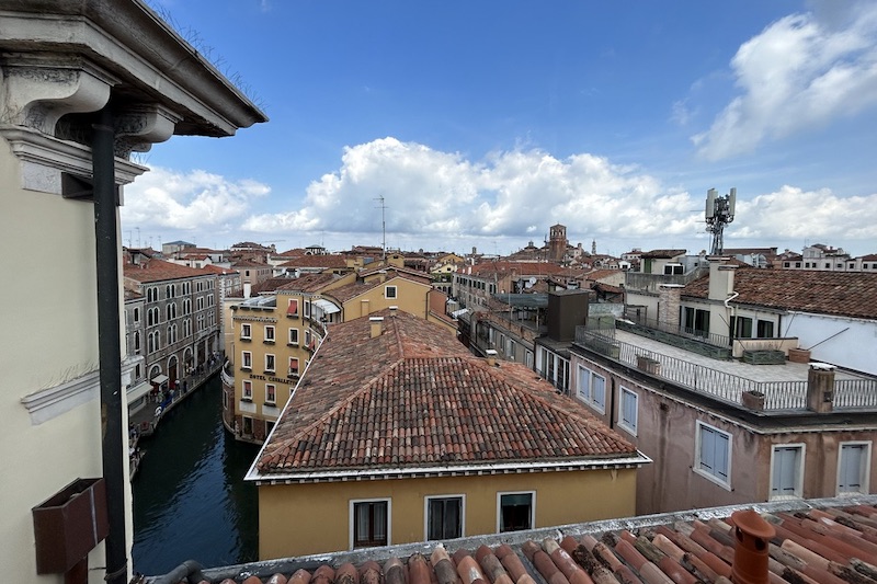 THSN, veduta dai tetti di Venezia