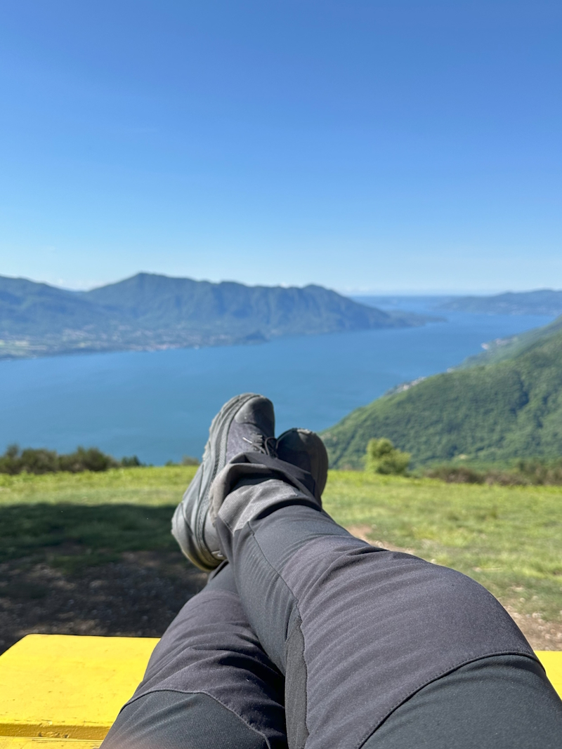 Vista sul Lago Maggiore dalla Big Bench