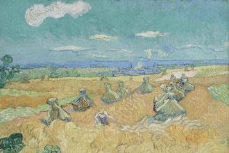Vincent van Gogh, Auvers, campi di grano con mietitore, 1890olio su tela, cm 73,6 x 93 Acquistato con fondi del Libbey Endowment, dono di Edward Drummond Libbey, inv. 1935.4