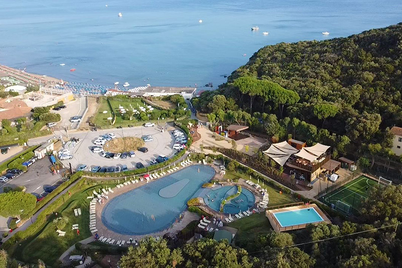 Panoramica Club del Sole Stella del mare a Castiglione della Pescaia