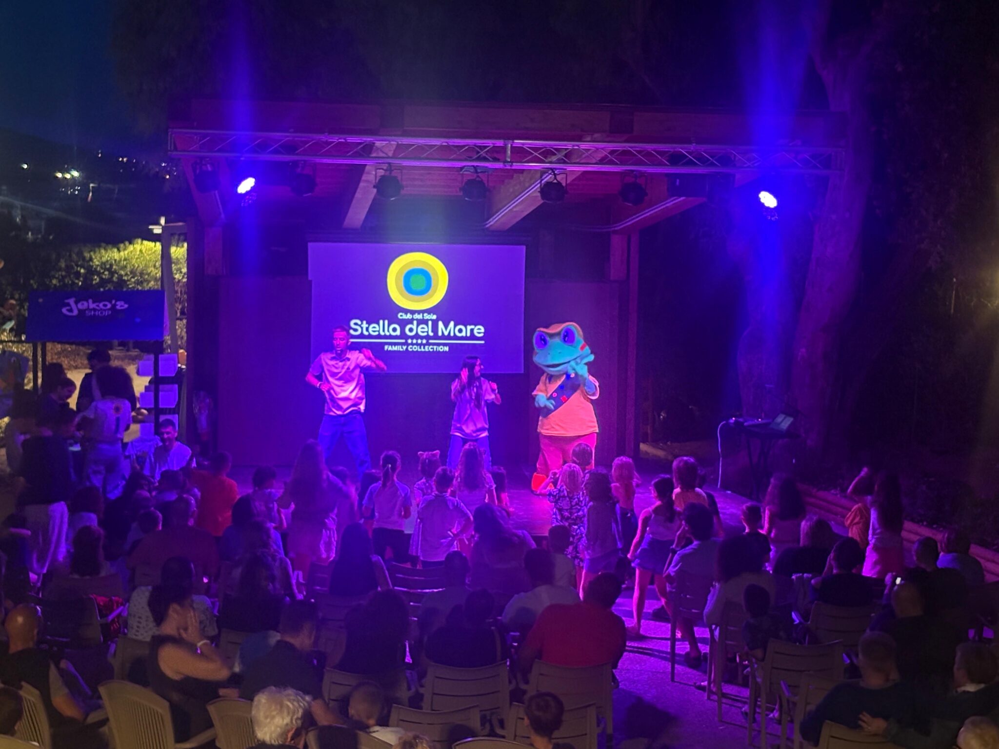 Animazione per bambini al Club del Sole Stella del mare a Castiglione della Pescaia