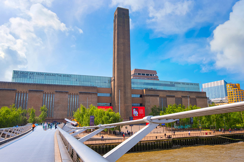 Tate Modern Museum e Millennium Bridge