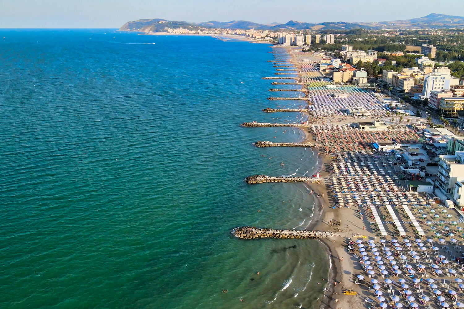 Vista aerea su Misano Adriatico