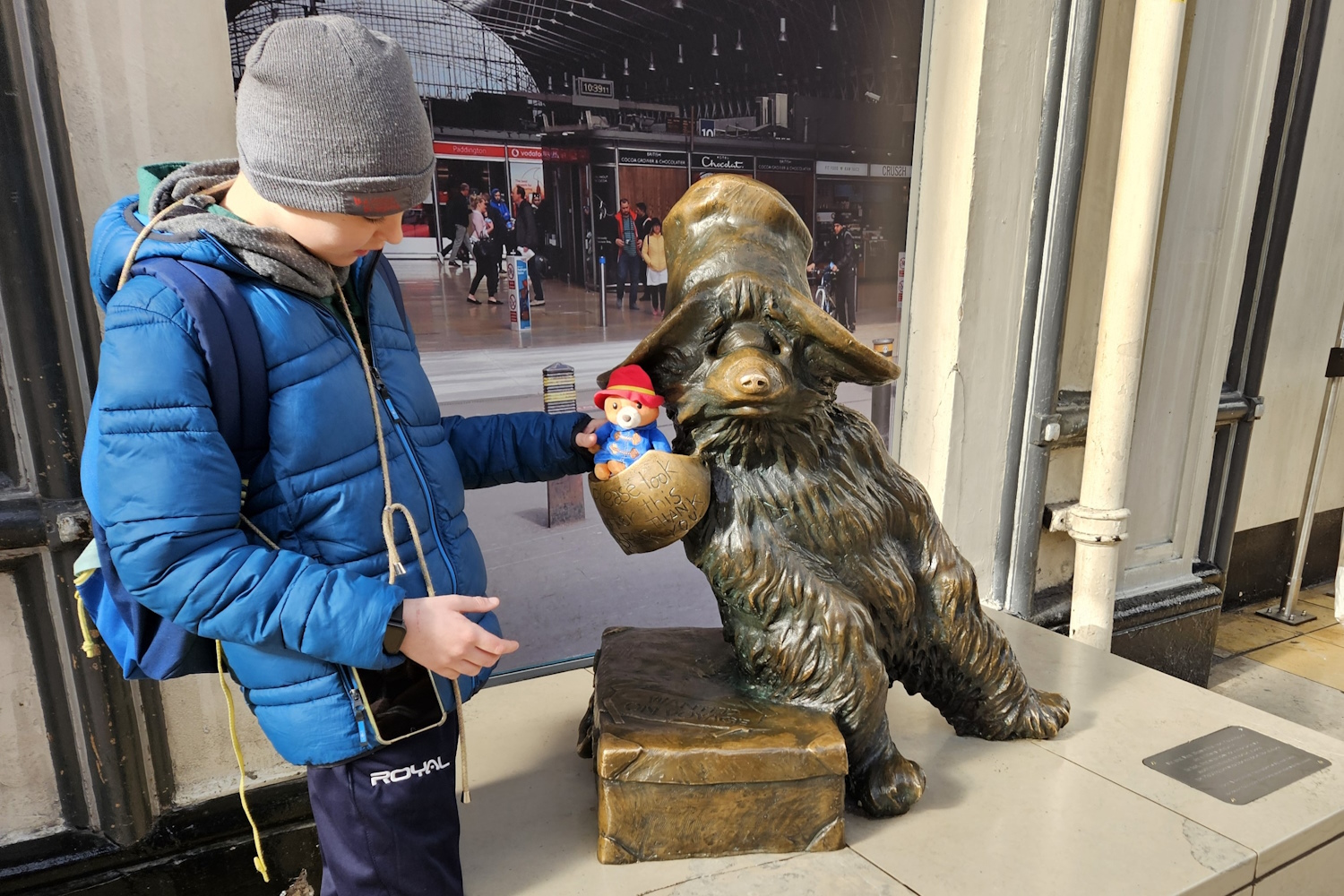 Orso paddington Londra sta