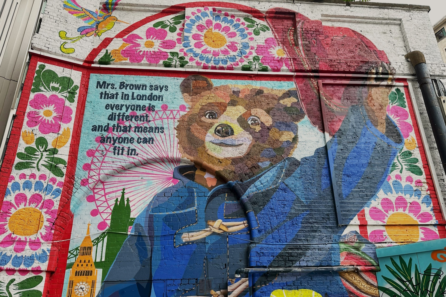 Paddington Bear London Murales Waterloo Station