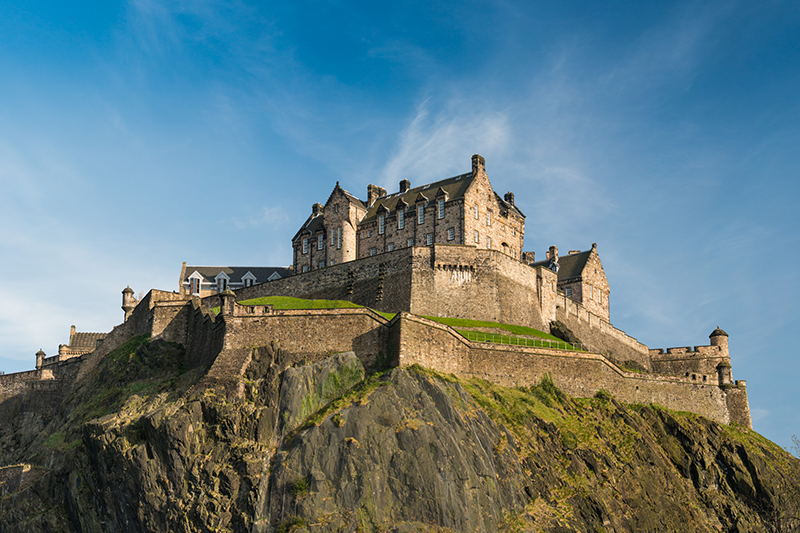 Il castello di Edimburgo © V. Dirindin