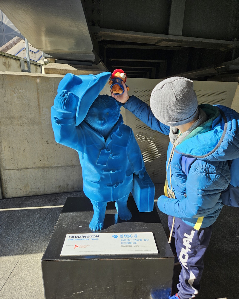Paddington Bear Pawprint Trail.