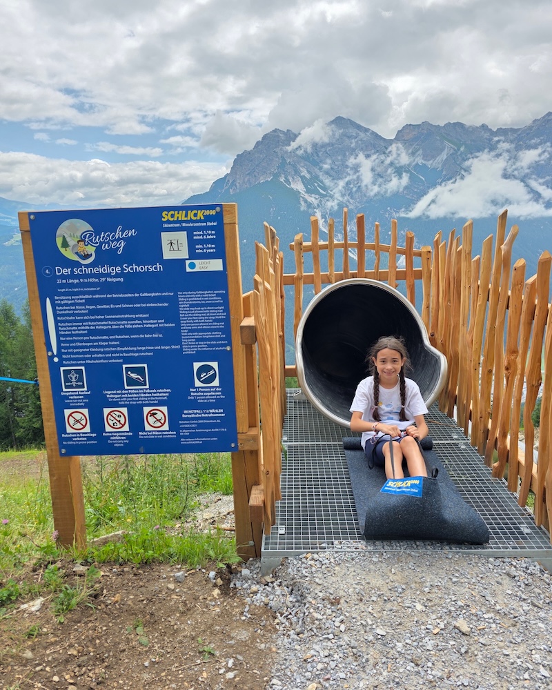 Scivoli al Rutschen Weg sullo Schlick2000