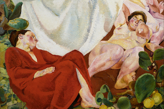 02_PIRANDELLO_FAUSTO,COMPOSIZIONE_(SIESTA_RUSTICA),1924-1926,OLIO_SU_TELA,cm.100×126