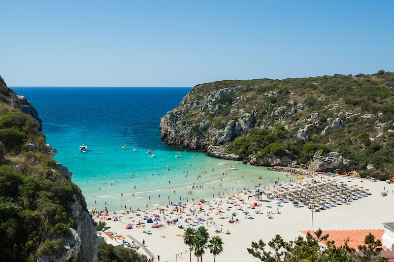spiaggia di Calaen Porter, Minorca