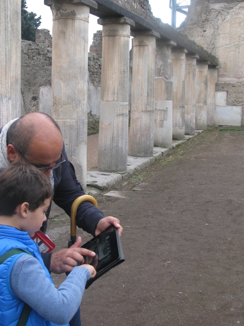 Pompei con bambini