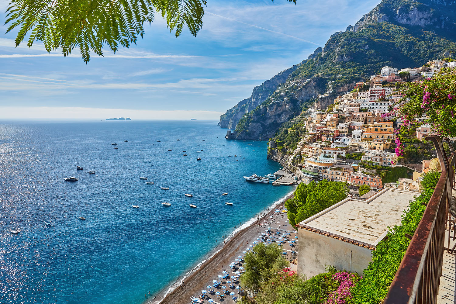 Campania cosa vedere spiaggia Positano