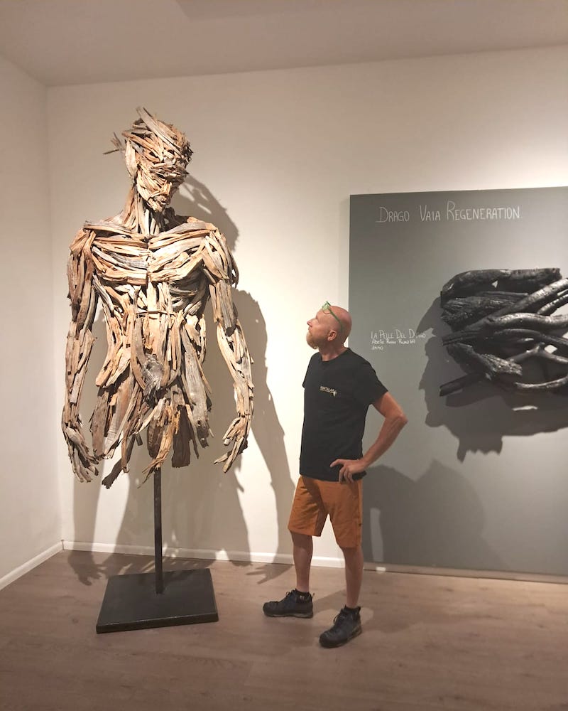 angelo senza ali museo radici lavarone