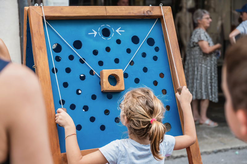 Cittadella dei Balocchi: giochi di legno © Febo Teatro