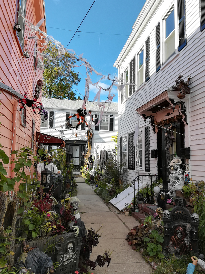Decorazioni Halloween a Salem