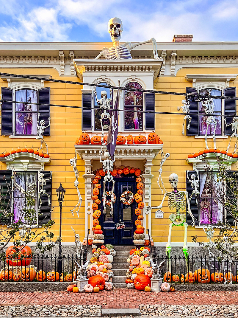 Decorazioni Halloween a Salem