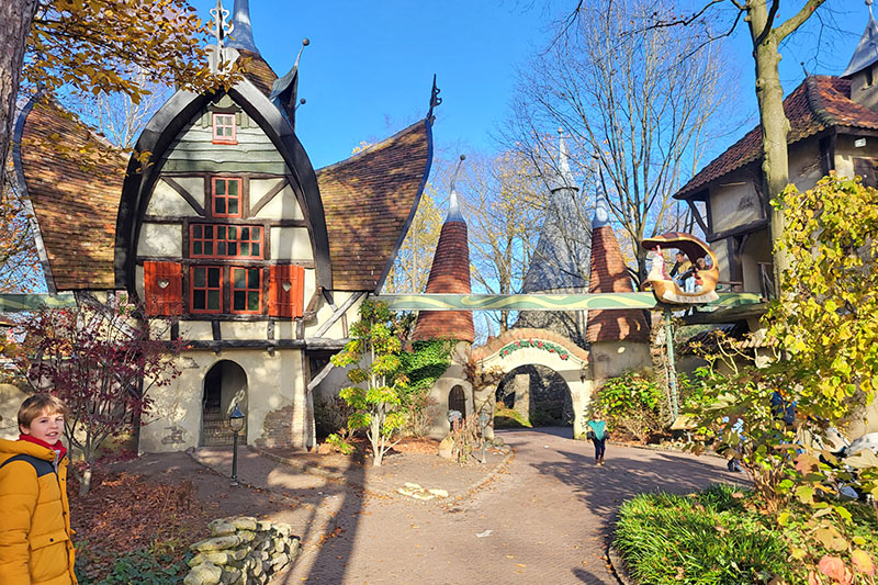 Parco di Efteling in Olanda in autunno e inverno con i bambini