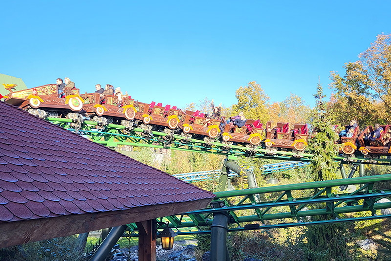 Parco di Efteling in Olanda in autunno e inverno, Max & Moritz
