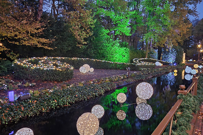 Parco di Efteling in Olanda in autunno e inverno, Winter Efteling