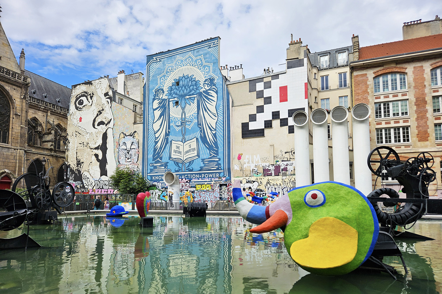Cose insolite da vedere a Parigi: Fontana Stravinsky