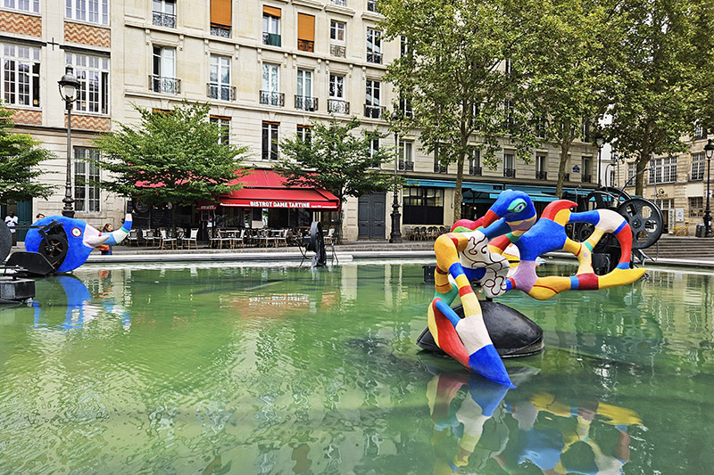 Cose insolite da vedere a Parigi: Fontana Stravinsky