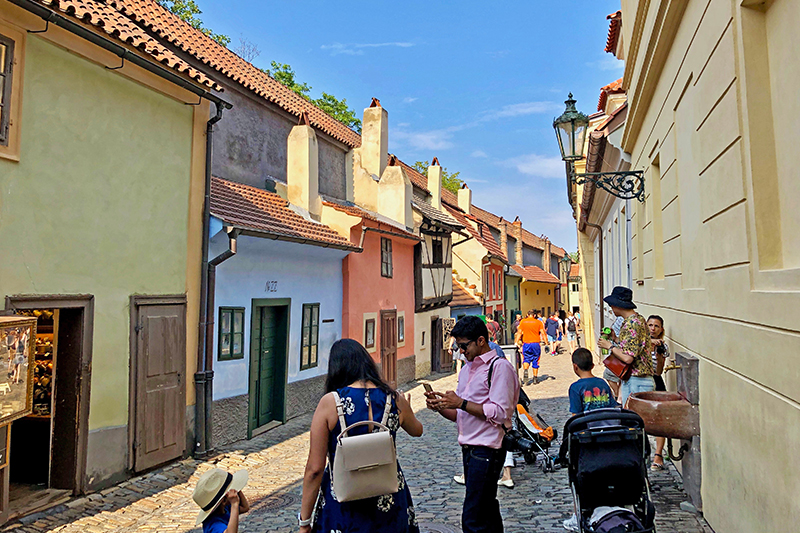 Vicolo d'Oro a Praga