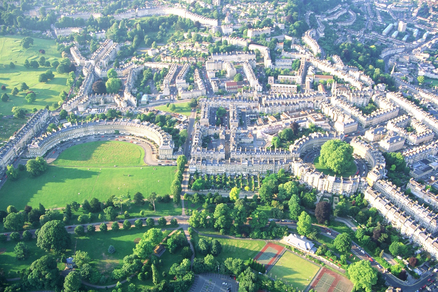 Bath dall'alto