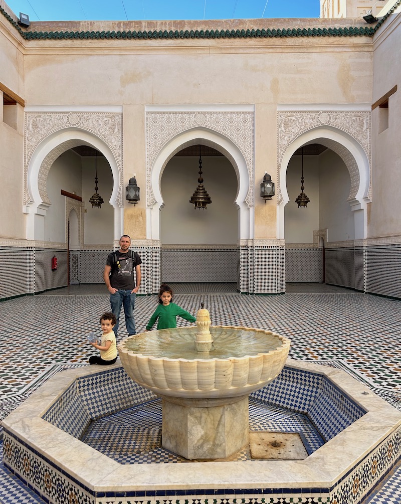 cortile fontana Meknès