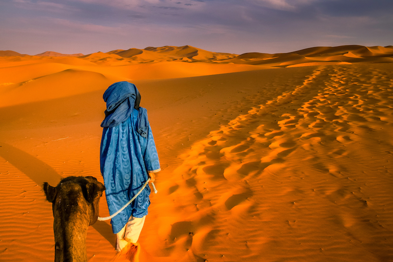 dune merzouga cammello berbero