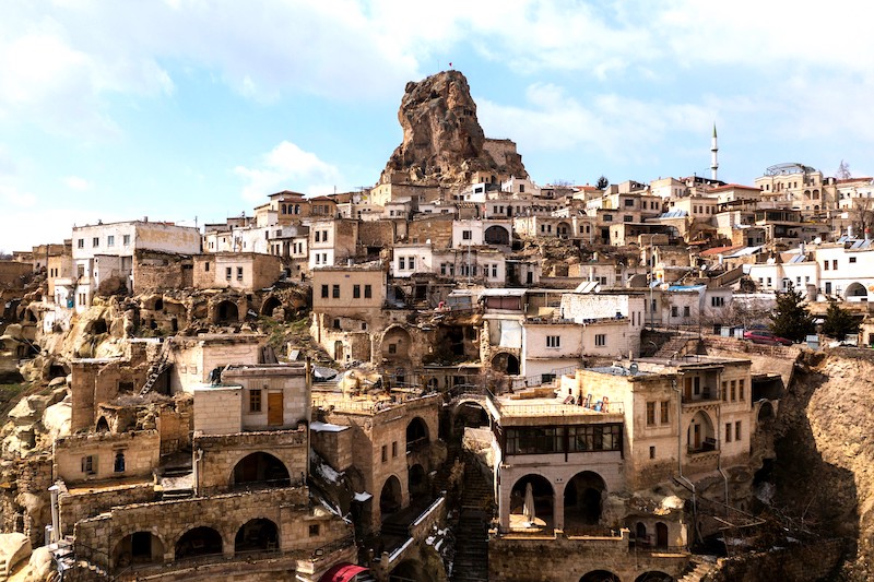 castello di roccia di Ortahisar