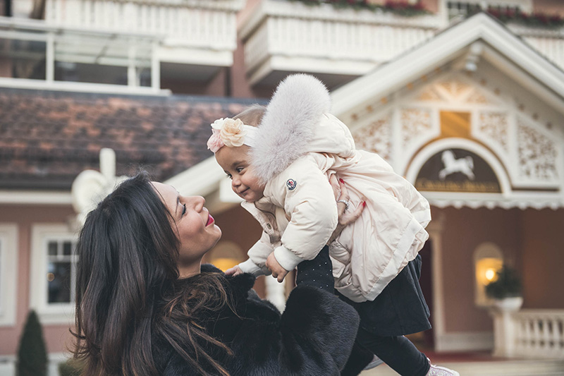 Con neonati al Cavallino Bianco di Ortisei