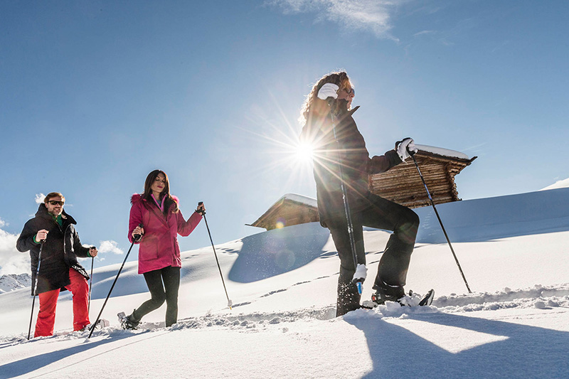 Ciaspolate organizzate al Cavallino Bianco di Ortisei